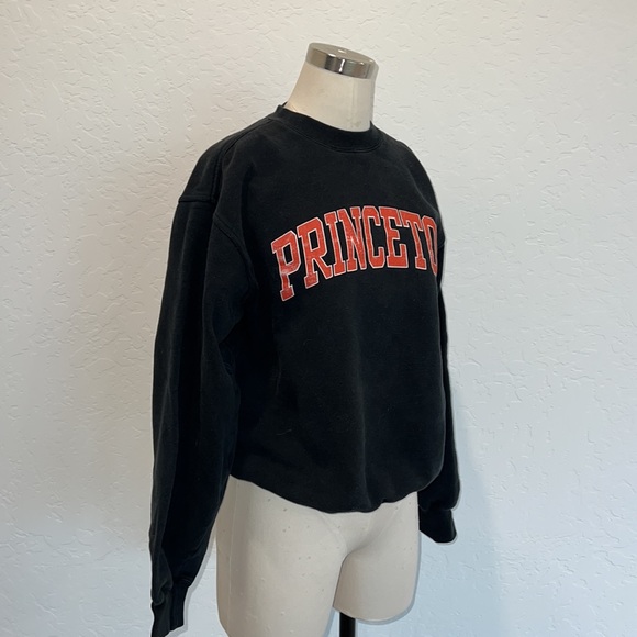 Princeton Ivy Vintage Black and Orange Sweatshirt S - Picture 3 of 7